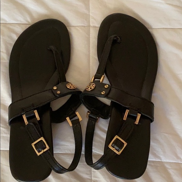 Tory Burch Shoes - Tory Burch Sandals (black and gold)